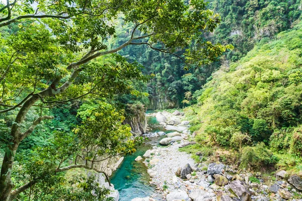 Parque Nacional Taroko Gorge Paisagem Trilha Taiwan — Fotografia de Stock