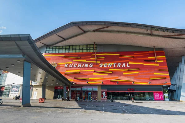 Кучинг Малайзия 2023 Центральный Терминал Кучинг Борнео Малайзия Центральный Автовокзал — стоковое фото
