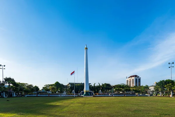 Tugu Pahlawan Das Nationaldenkmal Und Ein Historisches Wahrzeichen Surabaya Heldentag — Stockfoto