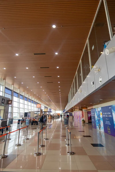 Kuching Malezja 2023 Kuching Architektura Terminalu Międzynarodowego Lotniska Nowy Terminal — Zdjęcie stockowe