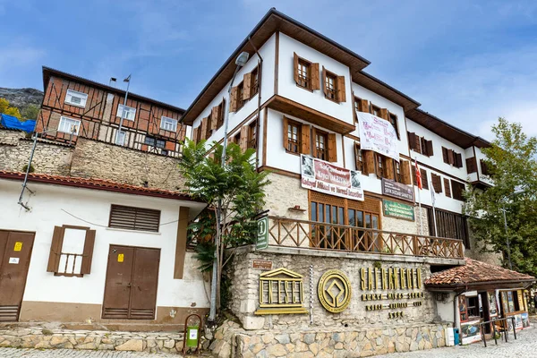 Safranbolu Turkiet 2021 Safranbolu Historiska Ottomanska Bostäder Arkitektur Gamla Stan — Stockfoto