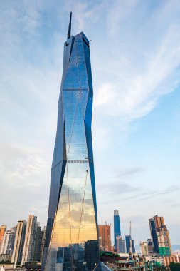Kuala Lumpur - 05.23.2023: Kuala Lumpur - Mayıs 2023: Merdeka 118 kule manzaralı, Kuala Lumpur şehir merkezi. Dünyanın en uzun ikinci ve en uzun ikinci binası. 