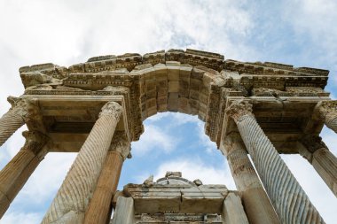 Türkiye 'deki antik Yunan kenti Afrodizyak Arkeoloji sahasının mimari ayrıntıları