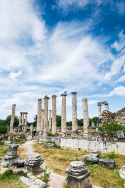  Aydın 'ın Aphrodisias antik kent arkeoloji sahası. 