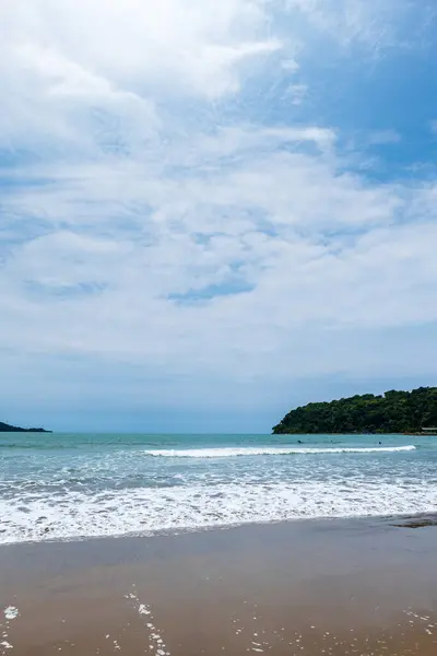 stock image Pacitan beach landscape in Java, Indonesia. A popular beach resort for surfing in Indonesia