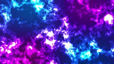 Çok renkli güvenlik duvarı 4K 60FPS 'de koyu bir arkaplanda yükselen bir ateş duvarının pürüzsüz döngüsüyle ağır çekimde..