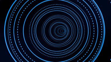 Parlayan Işığın Büyüleyici Tüneli 'nde Yolculuk Dünya Dışı Güzellik ve Üstünlüğün Büyüleyici Resmi