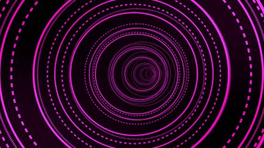 Parlayan Işığın Büyüleyici Tüneli 'nde Yolculuk Dünya Dışı Güzellik ve Üstünlüğün Büyüleyici Resmi