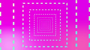 Neon renkli, dikişsiz bir tünelde basit bir animasyon tüneli. Neon renkli bir tünel ve parlayan neon renkli arkaplan animasyonu. 