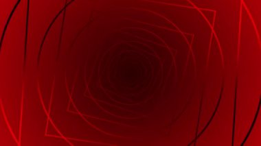 4K yüksek çözünürlüklü kırmızı ve siyah renkli bir tüneli canlandırdı. Kırmızı renkli ve siyah arkaplanda parlayan renkli bir tünel. Kullanımı kolay. 