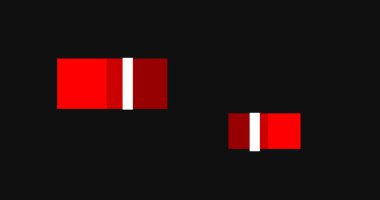 Modern tasarım, yüksek çözünürlüklü farklı renkte düşük üçüncü sınıf. Bir başlık, TV haberleri ve haber kanalları için Üçüncü Aşama.