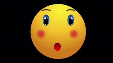 4K animasyonu Emoji 'yi bir alfa kanalında canlandırdı. 4K çözünürlüklü 4K alfa kanalında Ops Emoji animasyonu. Kullanımı kolay.