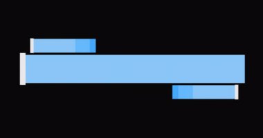 4K-Alfa Kanalı 'nda üçüncü alt animasyon. Modern tasarım, Alfa Kanalı 'nda renkler bakımından üçüncü sırada yer alır. Unvan, TV haberleri ve haber kanalları için Lower Third. Kullanımı kolay.