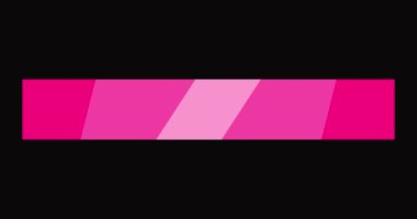 4K modern animasyon Alpha Channel 'da üçüncü sırada. Modern tasarım, Alfa Kanalı 'nda pembe renkli gölgelerde üçüncü sırada yer alır. Bir başlık, TV haberleri ve haber kanalları için Üçüncü Aşama. 