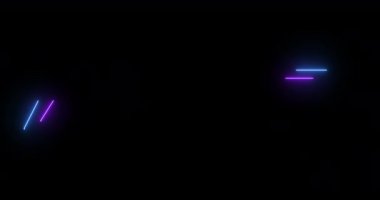 4K serin animasyon neon alt üçüncü. Yeni bir başlık, TV haberleri ve haber kanalları için renkli animasyon. Herhangi bir videoda kullanması kolay. 