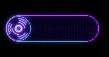 4K serin neon rengi fütüristik alt üçüncü. Teknoloji serin neon renkli gövde dizayn etti. Teknoloji neon rengi bir başlık, TV haberleri, bilgi çağrı çubukları ve haber kanalları için üçte bir oranında düşüş.