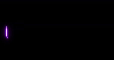4K serin neon renkli mor renkli alt üçüncü. Canlandırılmış karizmatik tasarım neon mor renkli üçüncü sınıf bir başlık, TV haberleri, bilgi kutusu barları ve haber kanalları için. Herhangi bir videoda kullanması kolay.