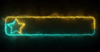 4K havalı animasyon, neon renkli alt üçüncü sınıf. Serin tasarlanmış açık yeşil ve sarı renkli alt üçüncü. Selamlar, kutlamalar, festivaller, başlıklar, TV haberleri ve haber kanalları için uygun.