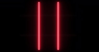Alfa kanalında 4K Tic Tac Toe X-O oyun simgesi. Alfa kanalında parlayan neon hattı Tic Tac Toe X-O oyun simgesi. 4k alfa kanalında teknoloji video animasyonu. Herhangi bir videoda kullanması kolay.