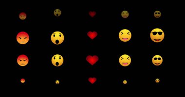 İkonların ve emojilerin canlı tepkileri. Facebook, Instagram, TikTok ve Twitter için sosyal medya canlı yayınları. Canlı yayında sohbet için canlı yayın simgesi. Herhangi bir videoda kullanması kolay.