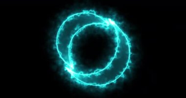 Siyah arkaplanda 4K neon alfabesi. O alfabe neon taşıma taslağı bir online dükkan, blog, web, kafe ve otel için siyah bir BG-Teknoloji video malzeme animasyonu. Herhangi bir videoda kullanması kolay.