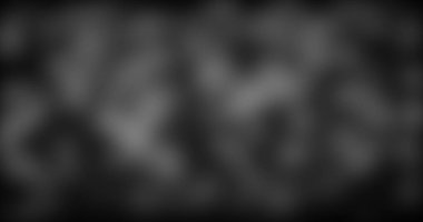 Siyah arka planda duman. Siyah arkaplandaki dumanın yavaş çekim animasyonu. Herhangi bir videoda kullanması kolay.