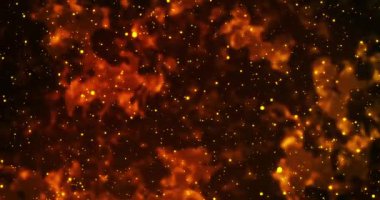 Yıldızlı ve renkli arkaplanlı 4K Galaksi uzayı. Herhangi bir videoda kullanması kolay. Uzayda seyahat eden yavaş hareketli arka plan. 4K içinde canlandırılmış alan arkaplanı. 