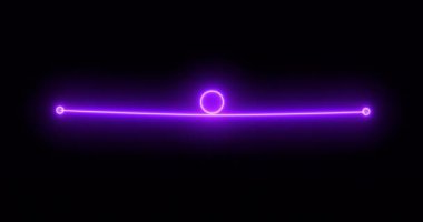 4K animasyon neon minimalist tasarım. Mor minimalist arka plan tasarımı, grafik tasarımı, arkaplan, pankart ve 4K 'deki sunumlar için uygun kusursuz döngülü video. Herhangi bir videoda kullanması kolay.