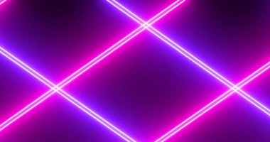 4K 'deki kutlama, gece kulüpleri ve etkinlikler için siyah bir BG' de serin neon tasarım animasyonu. 4K 'de elektrik flaşlarının etkisiyle parlayan parlak çizgiler. Herhangi bir videoda kullanması kolay.