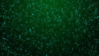 Aşağı doğru hareket eden parçacıklar. Toz ışığı parçacıkları hareket ediyor. Ödül, lüks, su, yeni yıl partikülleri. Kutlama için soyut parlak parlak partiküller..