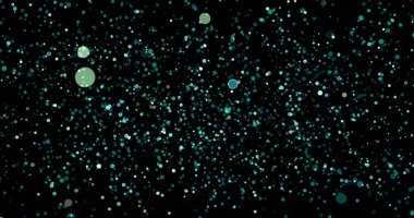 Aşağı doğru hareket eden parçacıklar. Toz ışığı, hareket eden parçacıkları parlatır. Ödül için Soyut Parçacık, Lüks, Su, Kutlama ve Yeni Yıl. Bir Soyut Parıldayan arkaplan.