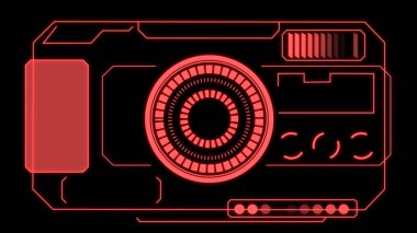 Bilgi almak için Teknoloji Hud Güvenlik Kamerası. Telefon kulübeleri, iş yerleri, endüstri ve haber kanalları. Dijital Güvenlik HUD fütüristik geçmişi. HUD tasarlanmış teknoloji harikası.