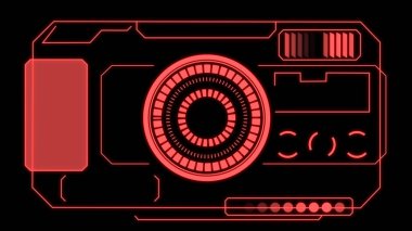 Bilgi almak için Teknoloji Hud Güvenlik Kamerası. Telefon kulübeleri, iş yerleri, endüstri ve haber kanalları. Dijital Güvenlik HUD fütüristik geçmişi. HUD tasarlanmış teknoloji harikası.