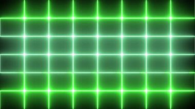 4K neon tasarım kare animasyon arka planı. Selamlar, gece kulüpleri, sosyal ağlar, pazarlama ve etkinlik kutlamaları için neon tasarım kare animasyonu. Teknoloji video materyali animasyonu.