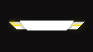 Dinamik alt üçüncü animasyon. Yayın, televizyon haberleri, oyunlar, TV haberleri, manşetler, kutlamalar ve haber kanalları için uygun. Çarpıcı modern serin tasarlanmış alt üçüncü animasyon.