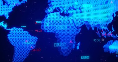 Gelecekteki dijital element arkaplanı. İş akışı, veri alışverişi, ademi merkeziyetçi sistemler ve dijital iletişim için teknolojik dijital veri transferi. Gelecekteki veri ağı arka planı