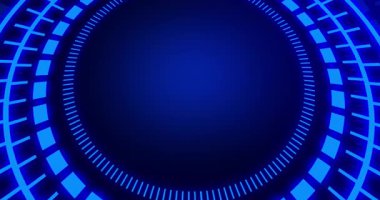 3D fütüristik portallar, 4K 'da Sihirli Hologram görüntüleme teknolojisi. Dijital iletişim, gelecek teknolojisi, veri değişimi ve yapay zeka için soyut hologram teknolojisi. Sihirli halka portalları..