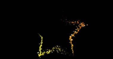 Yıldız Yolu 'nu oluşturan parçacıklar. Ödül için Parıldayan Parçacık Yıldız Yolu, Yıldönümü, Düğünler, Sevgililer Günü ve Festival. BG 'de soyut aşk temalı BG Glitter Star Trail.