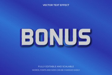 Bonus Kelimesi Yazı Tipi Grafiğiyle 3B Metin Efekti