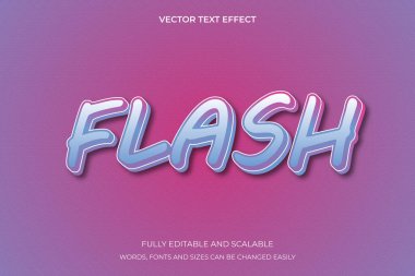 Flash Word Yazı Tipi Grafiğiyle 3B Metin Efekti