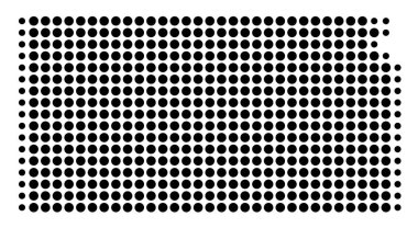 Kansas Eyaleti Sembol Haritası (Amerika Birleşik Devletleri) eyaleti siyah daireler şeklinde gösteriyor