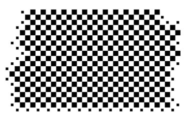 Federal Bölge Dağıtım Federal (Brezilya) sembol haritası satranç tahtası gibi siyah kareler bir desen ile eyalet / eyaleti gösteriyor