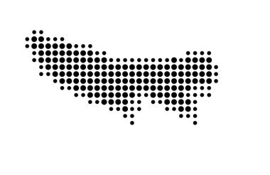 Metropolis Tokyo (Japonya) sembol haritası siyah daireler ile eyalet / eyaleti gösteriyor