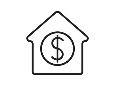 This icon, depicting a house silhouette, stands alone as a representation of dwelling, isolated against a clean background. With its simple vector design, it evokes a sense of warmth and security, embodying the concept of home. Additionally, it symbo