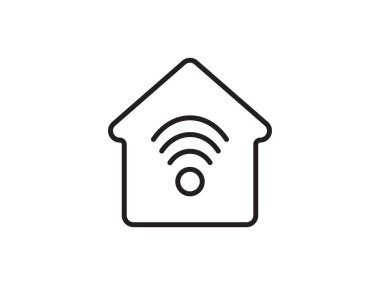 This icon, depicting a house silhouette, stands alone as a representation of dwelling, isolated against a clean background. With its simple vector design, it evokes a sense of warmth and security, embodying the concept of home. Additionally, it symbo