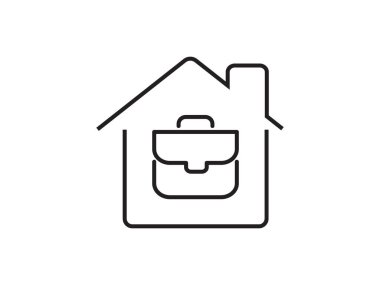 This icon, depicting a house silhouette, stands alone as a representation of dwelling, isolated against a clean background. With its simple vector design, it evokes a sense of warmth and security, embodying the concept of home. Additionally, it symbo