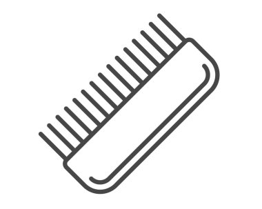 Vector graphic icons of beauty in the form of combs for massage or darsonval procedures.