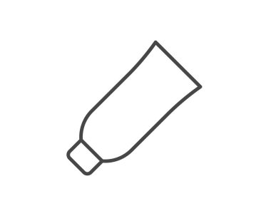 Vector icons of beauty, cosmetics and care. Bottle, jar, shower gel, face cream, body lotion, spray, ointment, paste.