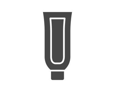 Vector black icons of beauty, cosmetics and care. Bottle, jar, shower gel, face cream, body lotion, spray, ointment, paste.