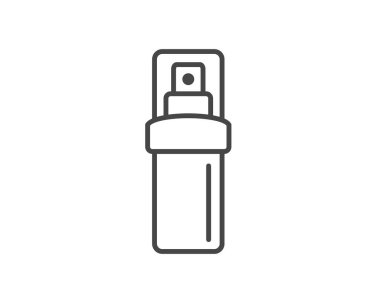 Vector icons of beauty, cosmetics and care. Bottle, jar, shower gel, face cream, body lotion, spray, ointment, paste.